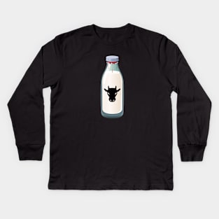 Milkman Bottle Kids Long Sleeve T-Shirt